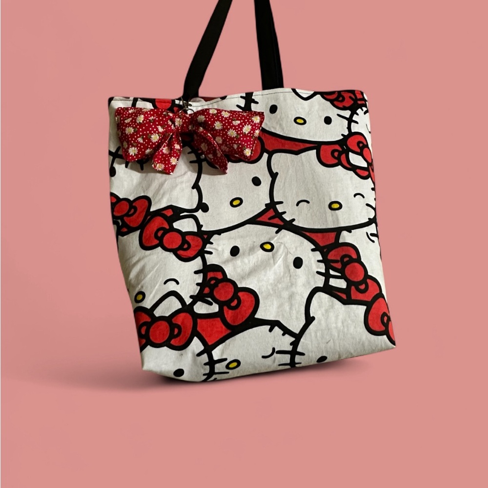 Hello Kitty Tote Bag with Red Bow
